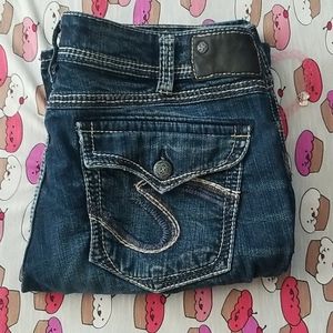 33x33 silver jeans